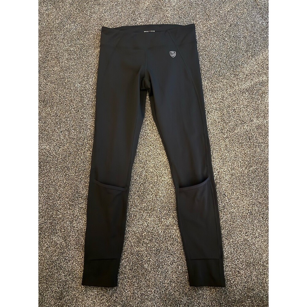 Goal Five Leggings Womens Size M Black High Rise Athletic Yoga Running